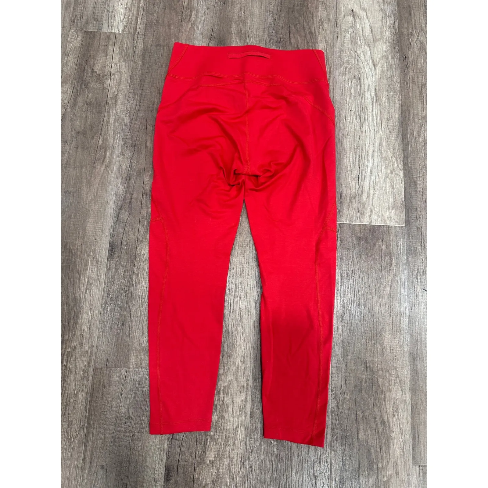 Outdoor Voices TechSweat Core 7/8 Leggings, Scarlet Red, Size L - Image 7