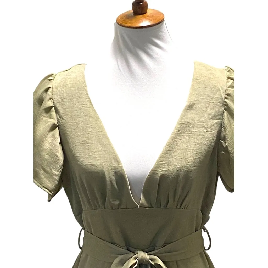 Petal & Pup Orin Jumpsuit Beige Size 8 NWT - Image 6