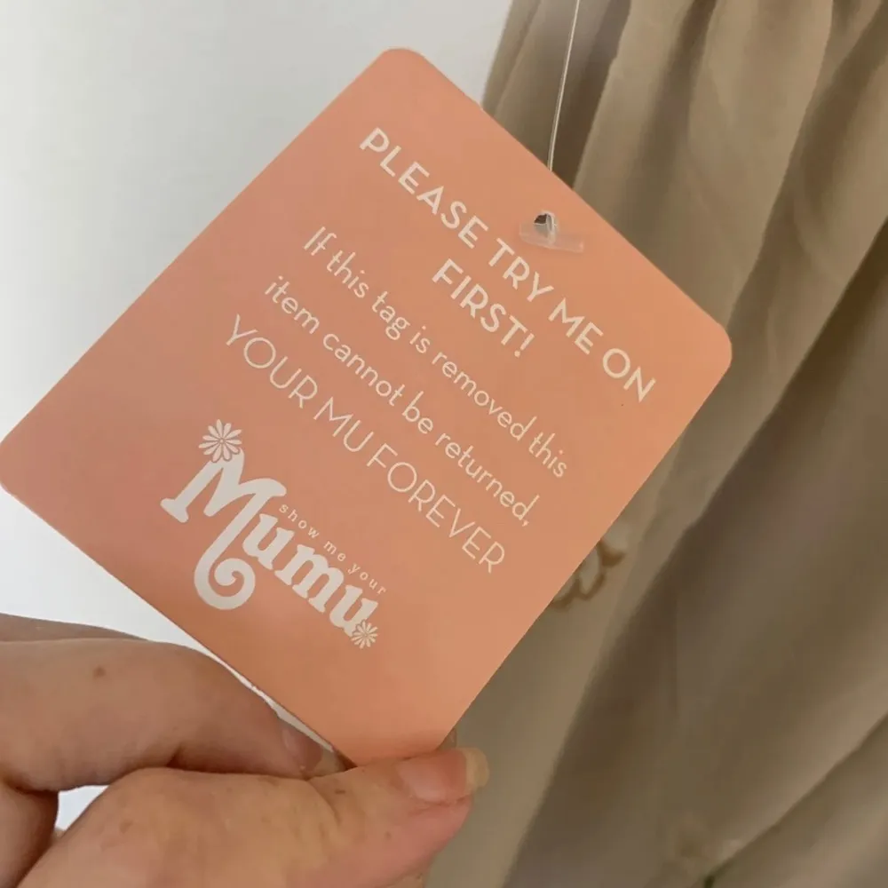 SHOW Me Your MuMu floral bridesmaids maxi dress beige XSMALL Long Dress Beige - Image 7