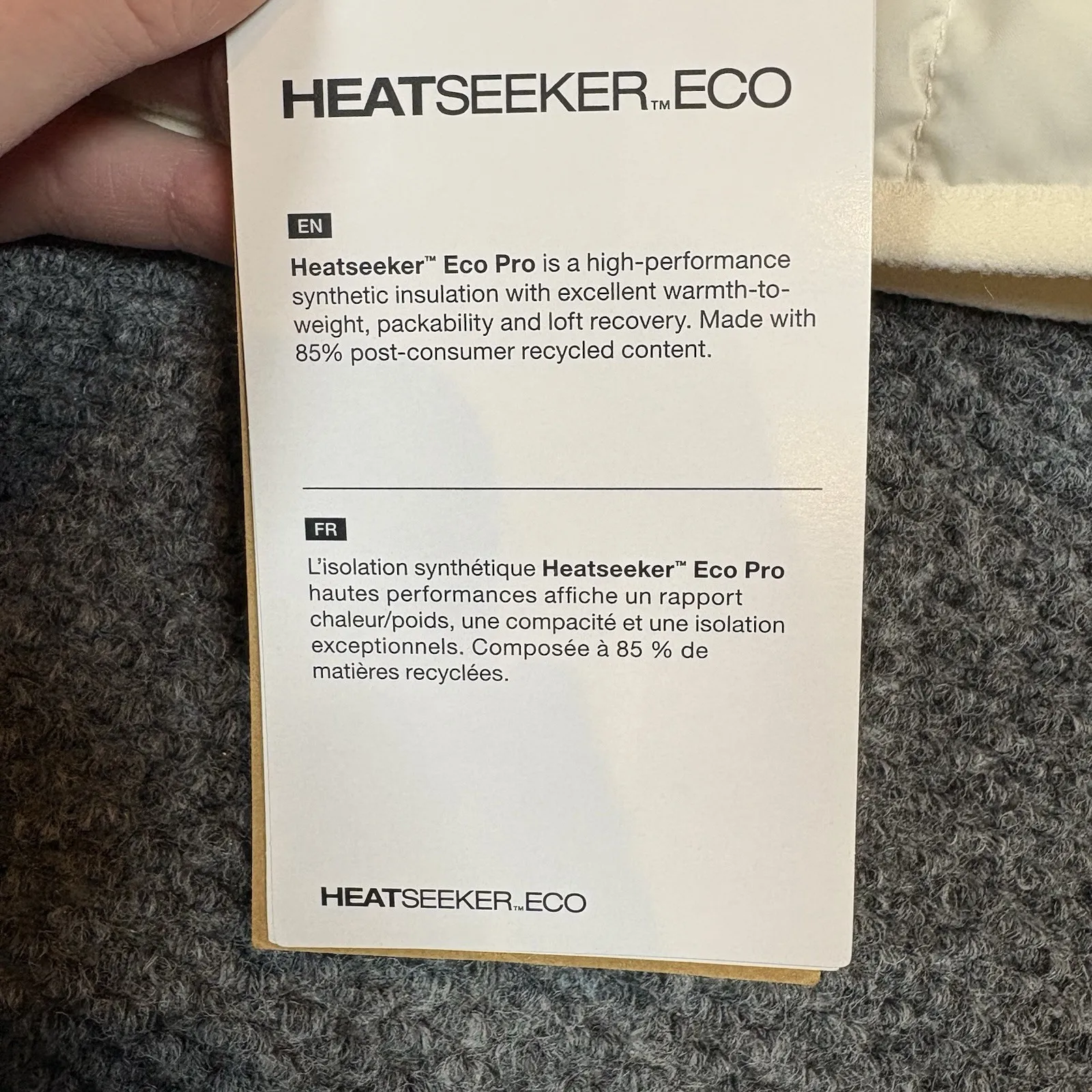 The North FaceJunction Insulated Jacket White Dune Womens Sz L Water Repel New - Image 7