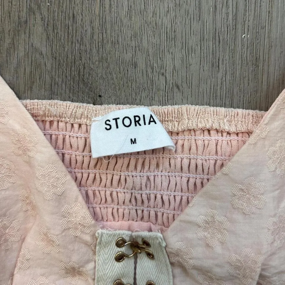 Storia lace flower medium top Pink - Image 3