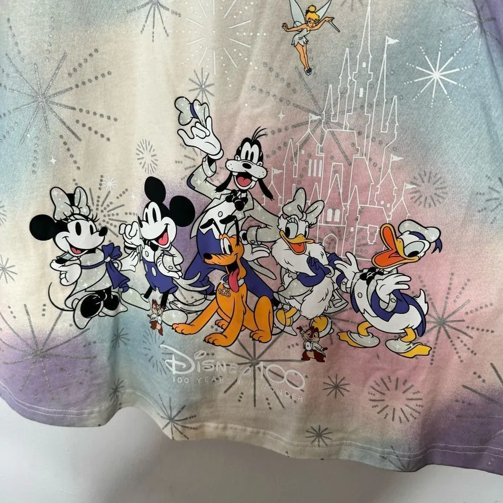 Walt Disney World 100 Anniversary Mickey Friends Tie-Dye Spirit Jersey Adult XL - Image 2