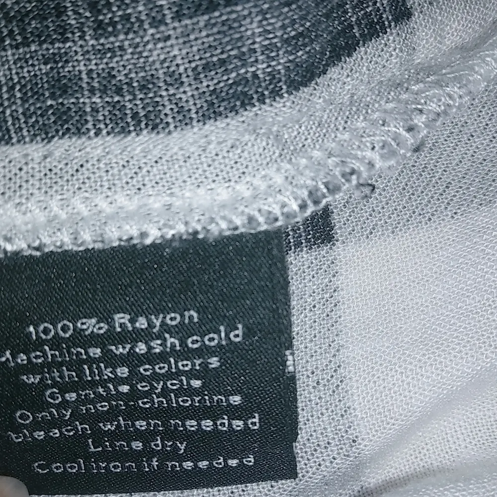 Rock & Republic M Buffalo Plaid Black White Top - Image 5