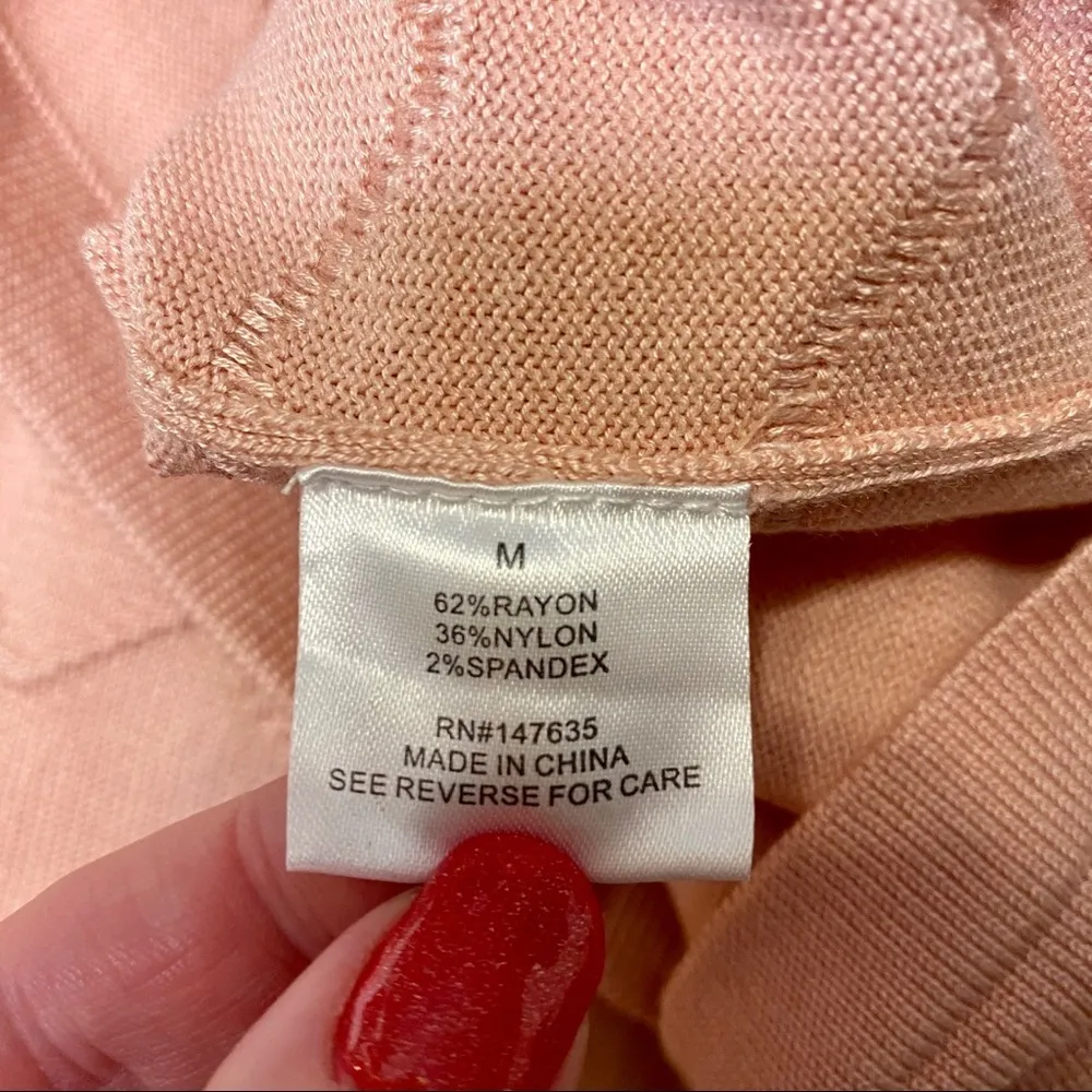 Romeo and Juliet Couture Pink Knit Fit & Flare Sweater Dress Nwt - Image 11