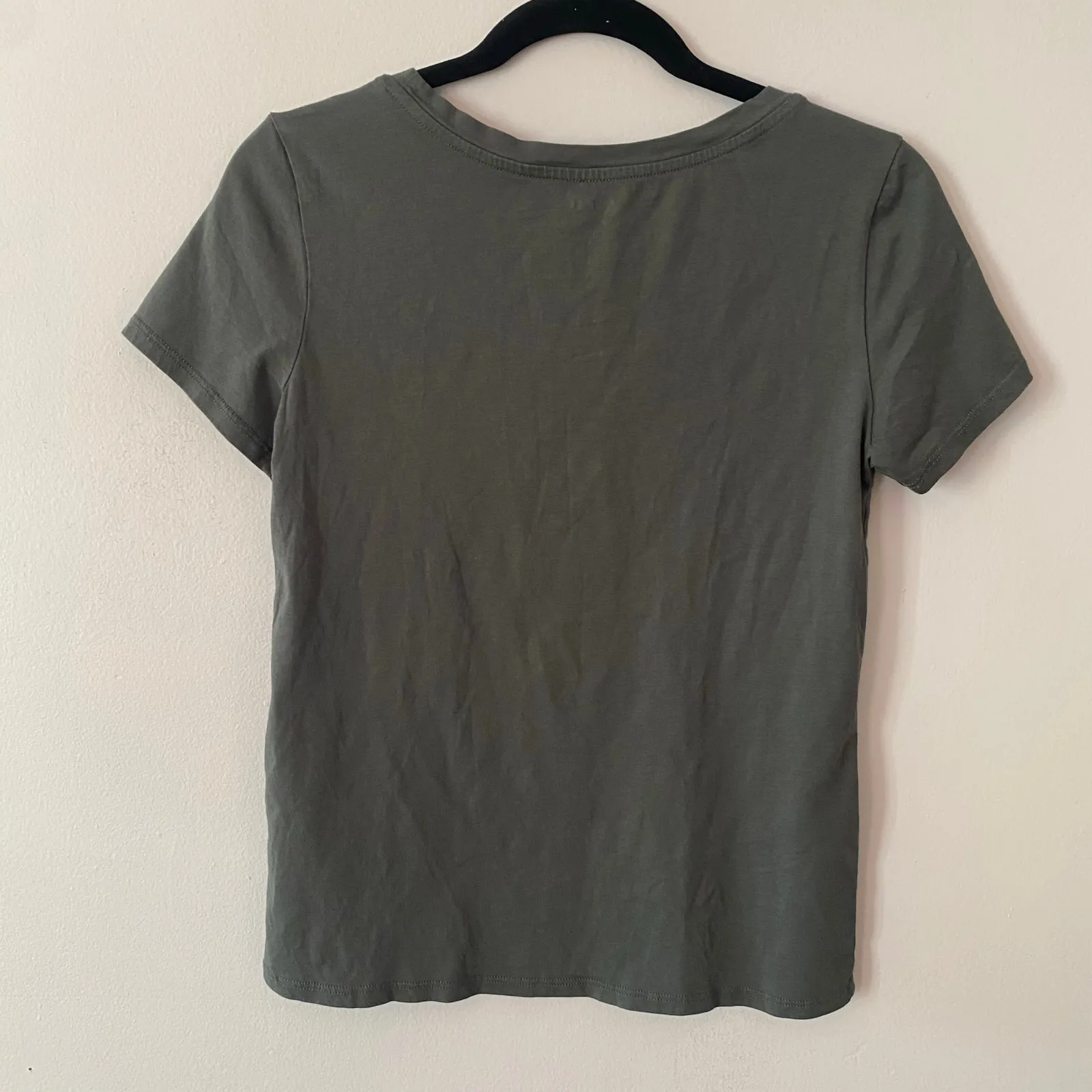 Quince Shirt Charcoal Gray Crewneck Tee Cotton Lightweight Women's size Small - Image 5