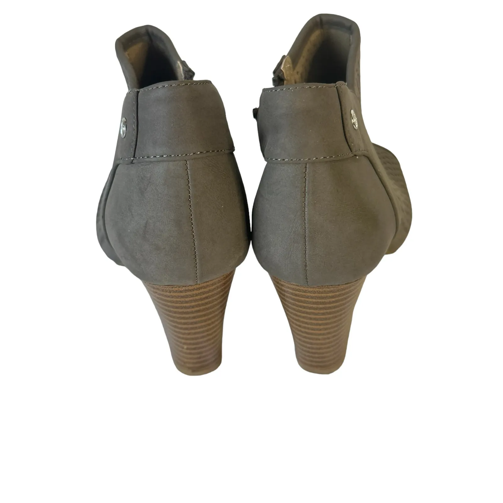 Giani Bernini Angye Memory Foam Peep toe booties Gray - Size 7 - Image 2