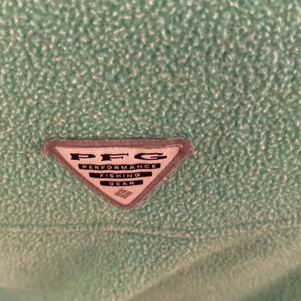 Columbia Women’s Fleece Jacket Sea Foam Green/Coral Pink EUC Sz Small Polyester - Image 6