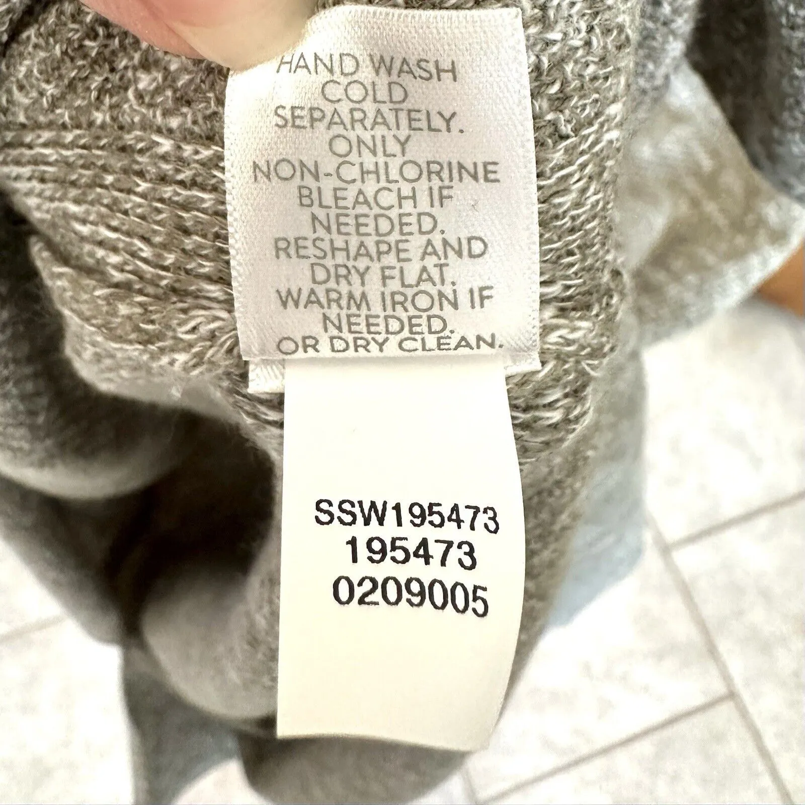 Pure Jill by J. Jill Dress Med Tall Heathered Olive Green Gray Sleeveless Baggy - Image 7