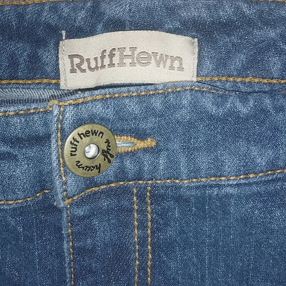 Ruff Hewn 8 32 Medium Dark Wash Capri Jeans Plus - Image 7