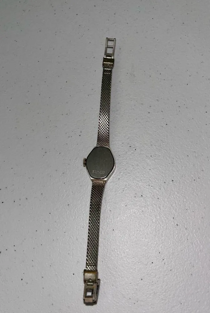 Vintage Onsa Incabloc Stainless Steel Analog Ladies Watch Silver - Image 8