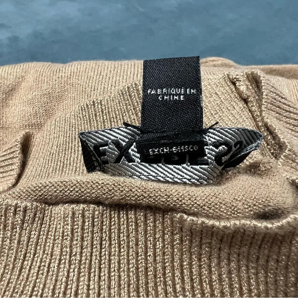 Express Form Fitting Sleeveless Dress, Size: Medium Tan - Image 10