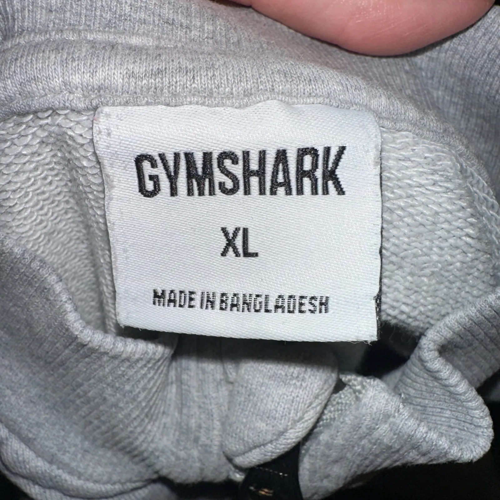 Gymshark cutoff quarter zip Cropped Sweatshirt Gray Loungewear‎ Womens XL - Image 7