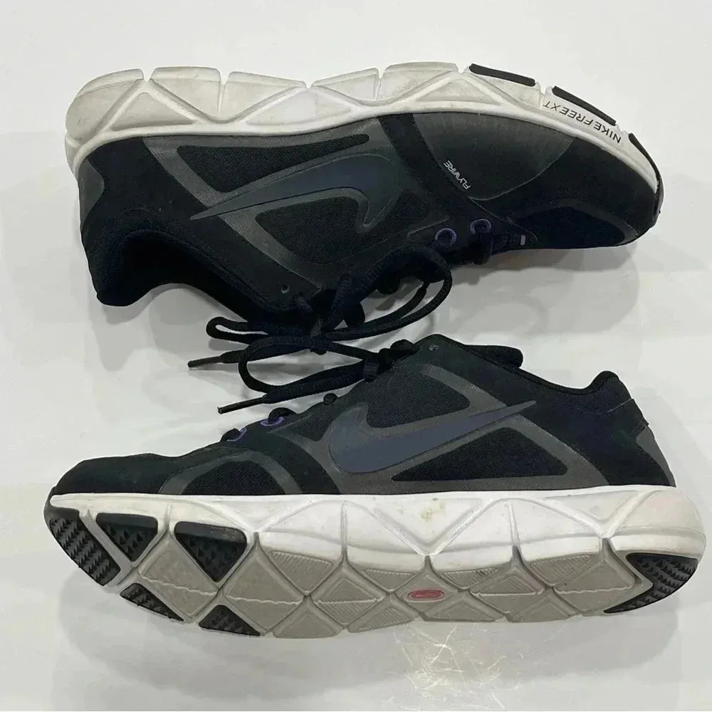 Nike Free XT FLYWIRE Training Athletic Shoes 415257-001 Black Womens Size 8 - Image 2
