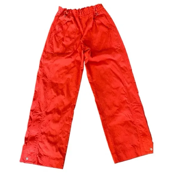 Athleta Trekkie Parachute Pants in "Vermil-lion Orange" Size 4 - Image 4