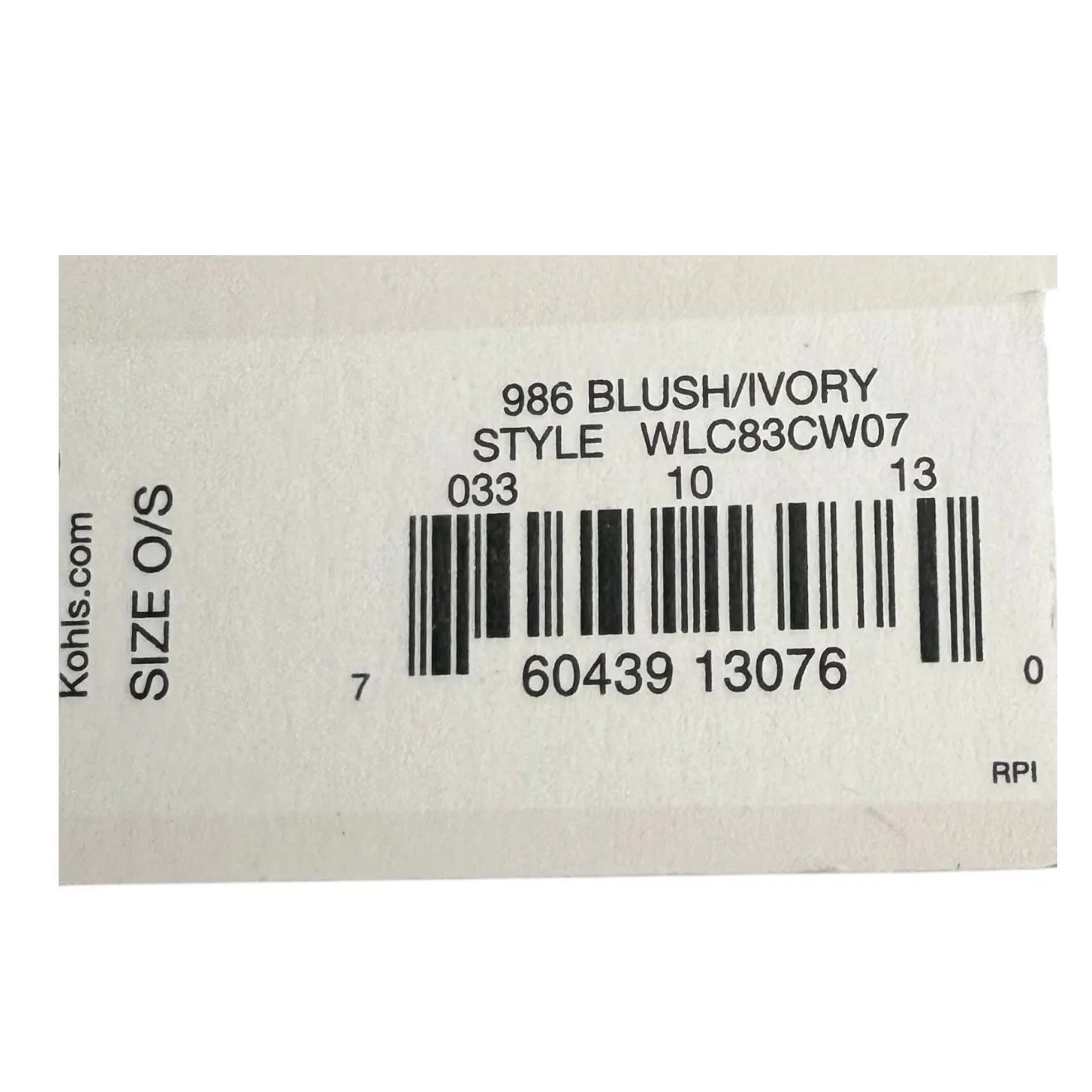 Lauren Conrad INFINITY SCARF Chunky Knit Neck Blanket Blush Cream Gray 52" NEW Pink - Image 4