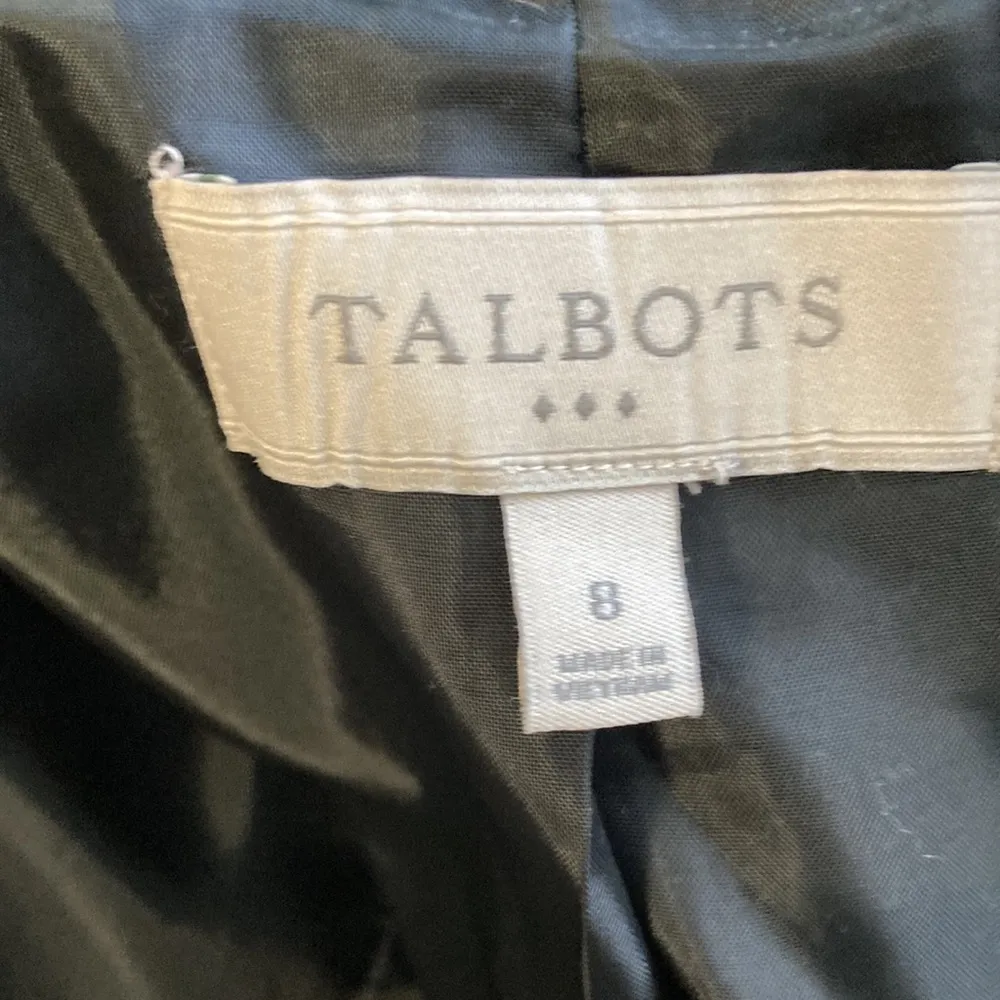 Talbots pea coat blazer jacket. Fitted. Wool blend. 4 button closure. - Image 6