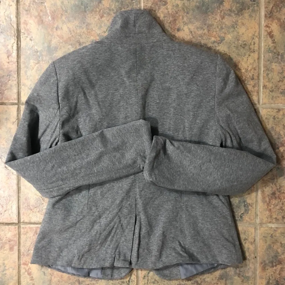 loft | size medium blazer | grey soft casual material - Image 5