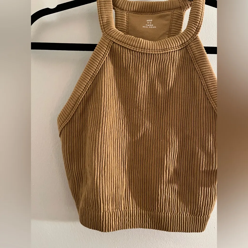 Aerie Superchill Seamless High Neck Bra Top - Image 5