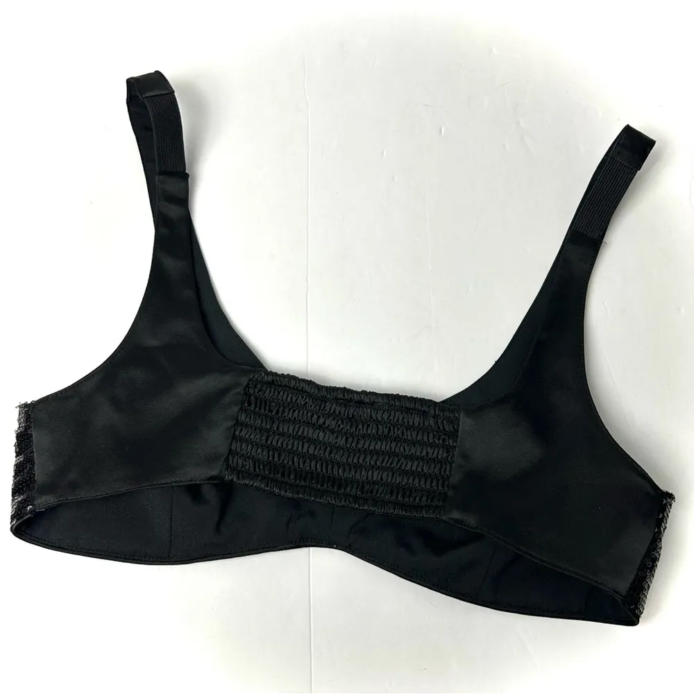 All Saints Leilani Sequin Bralette Black - Image 6