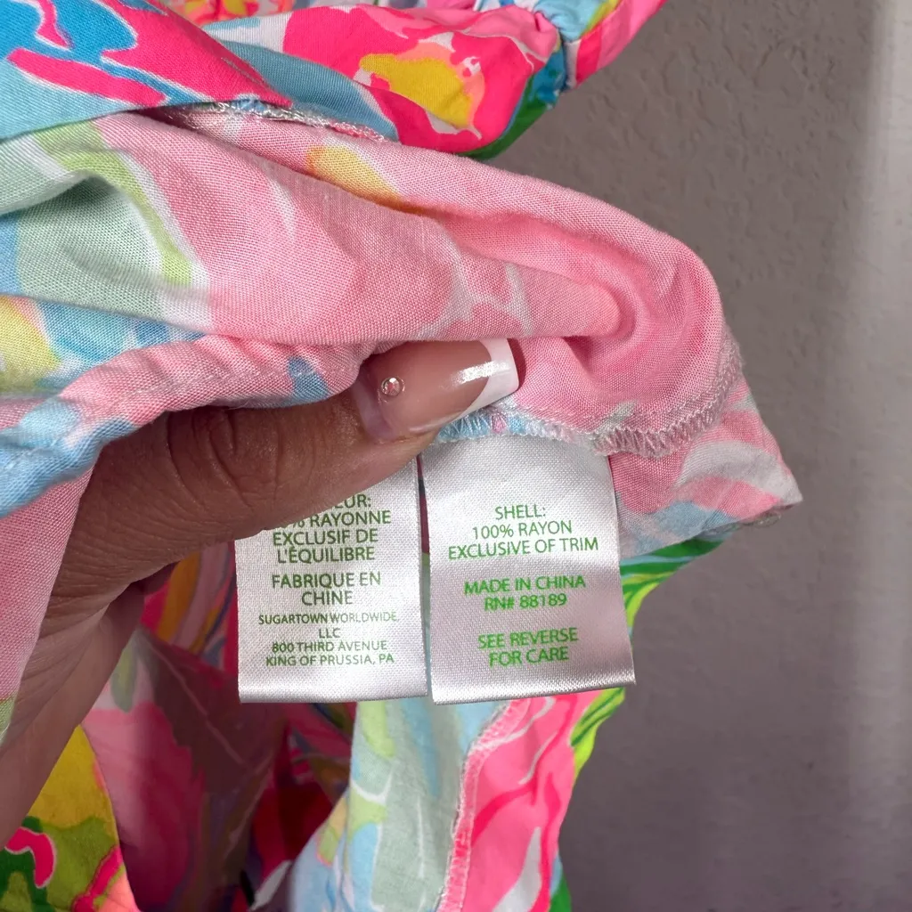 Lilly Pulitzer Tybee So A Peeling Romper Size XS - Image 7