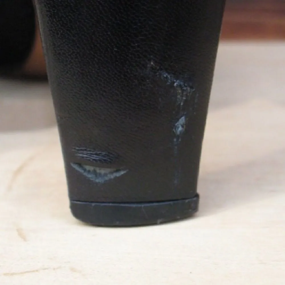 PREVATA Black Fabric Stretch Knee High Boots Black Size 8 - Image 7