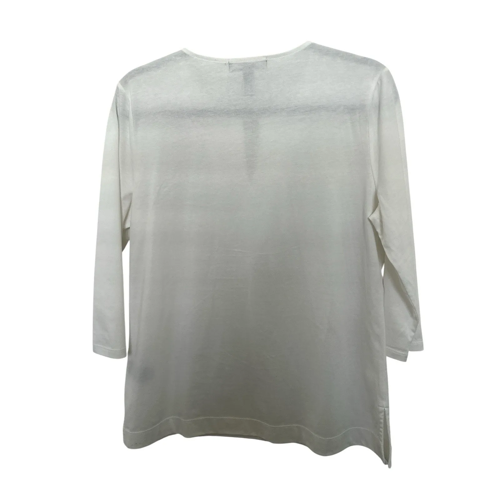 Lauren Ralph Lauren's soft tunic is crafted from luxe combed cotton.size PL White - Image 4
