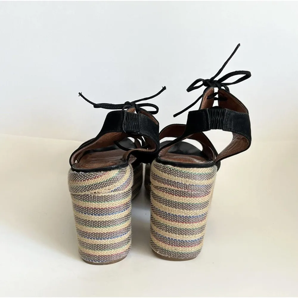 Jeffrey Campbell Frank Espadrille Lace Up Chunky Sandal - Image 5