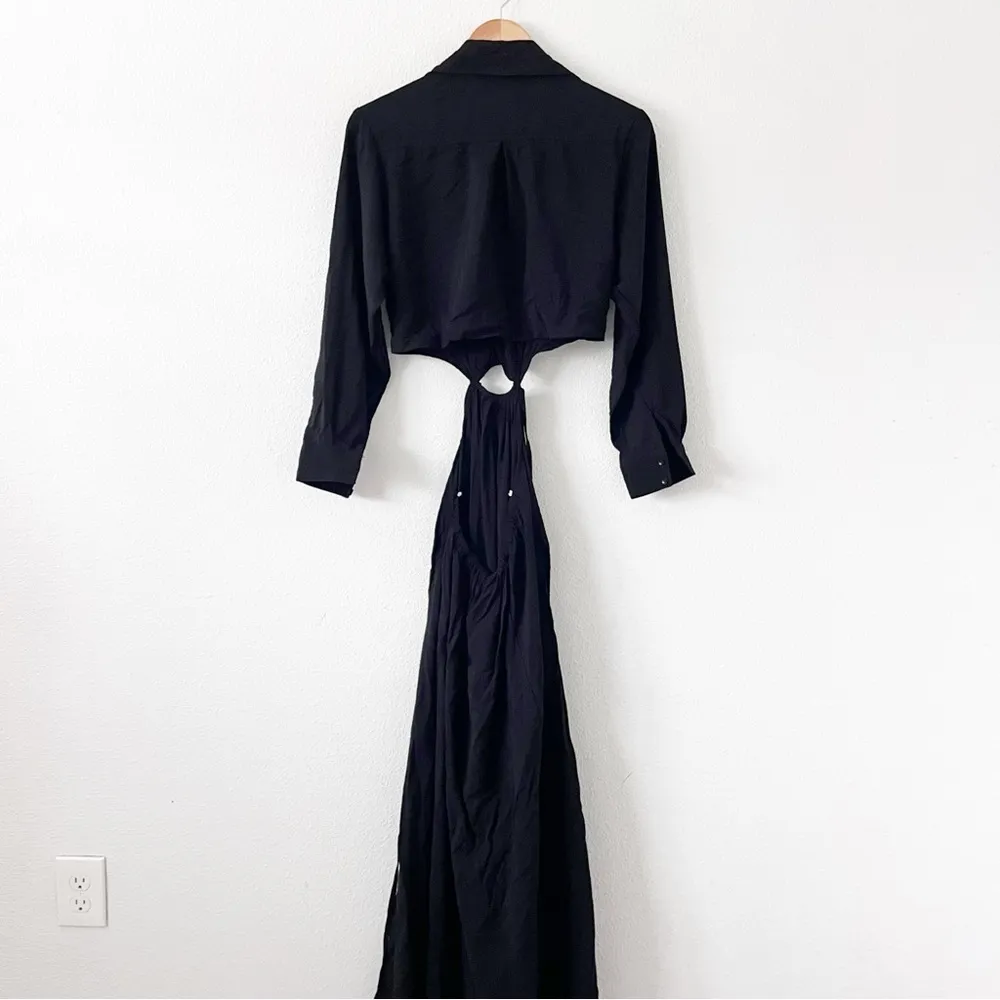 Young Fabulous & Broke Derby Cut Out Maxi Dress in Black - Image 8