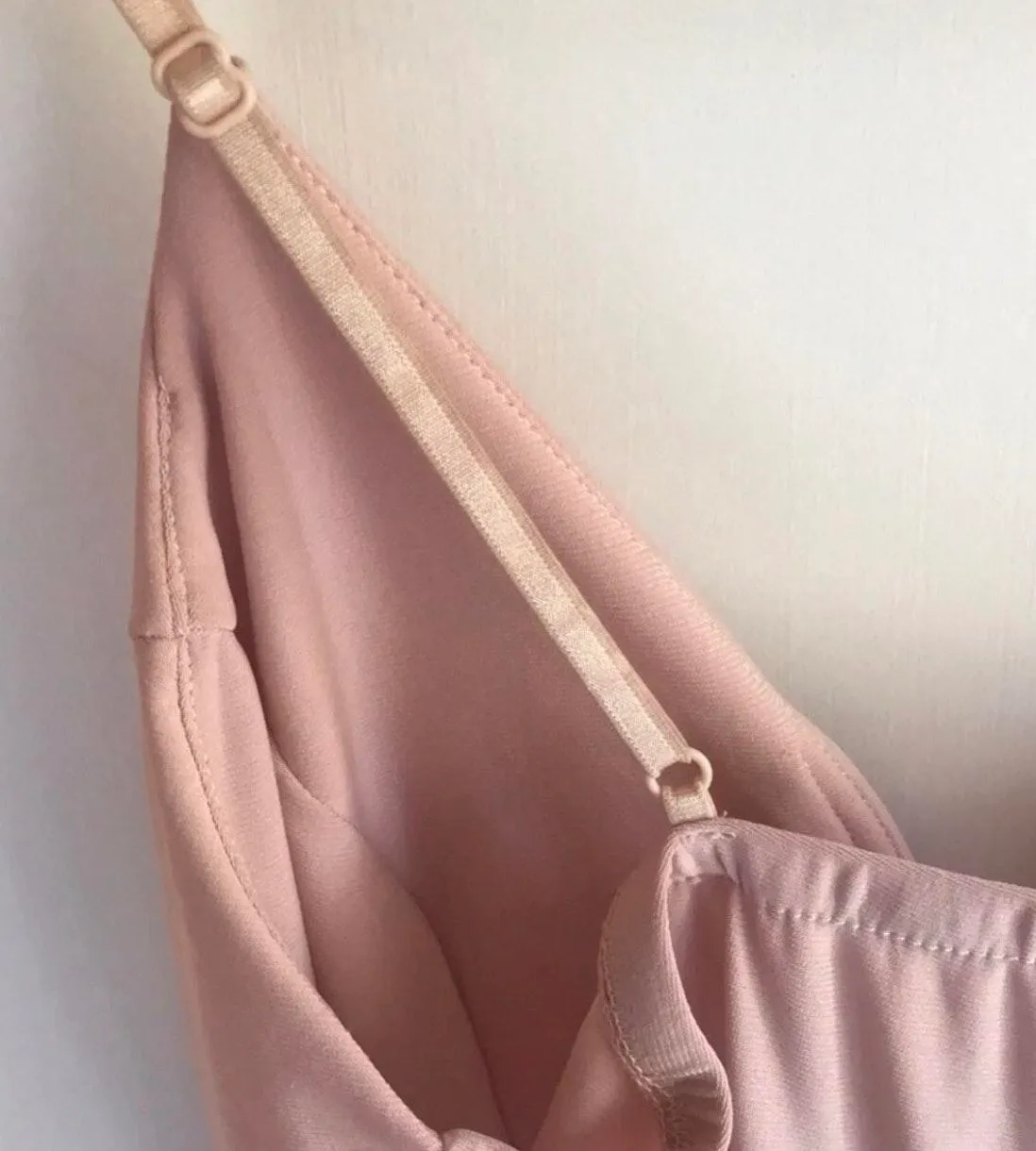 Blush Pink Sexy Wrap Mini Dress - Image 7