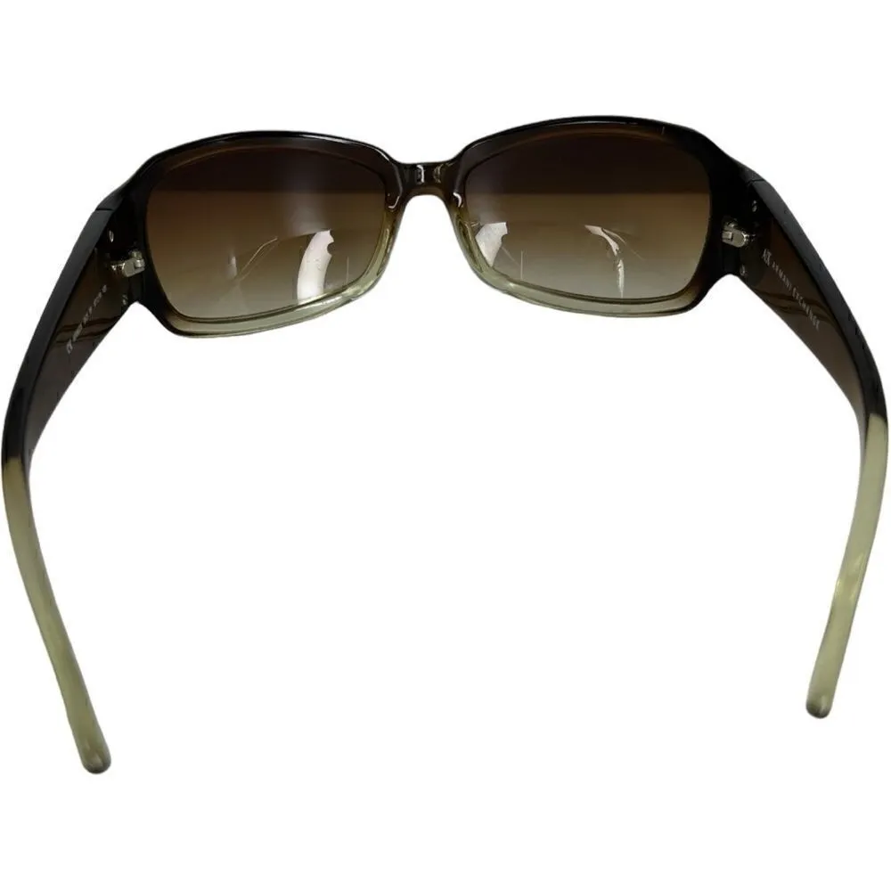 ARMANI EXCHANGE Oversized Sunglasses with Case Gradient Ombré EUC - Image 10