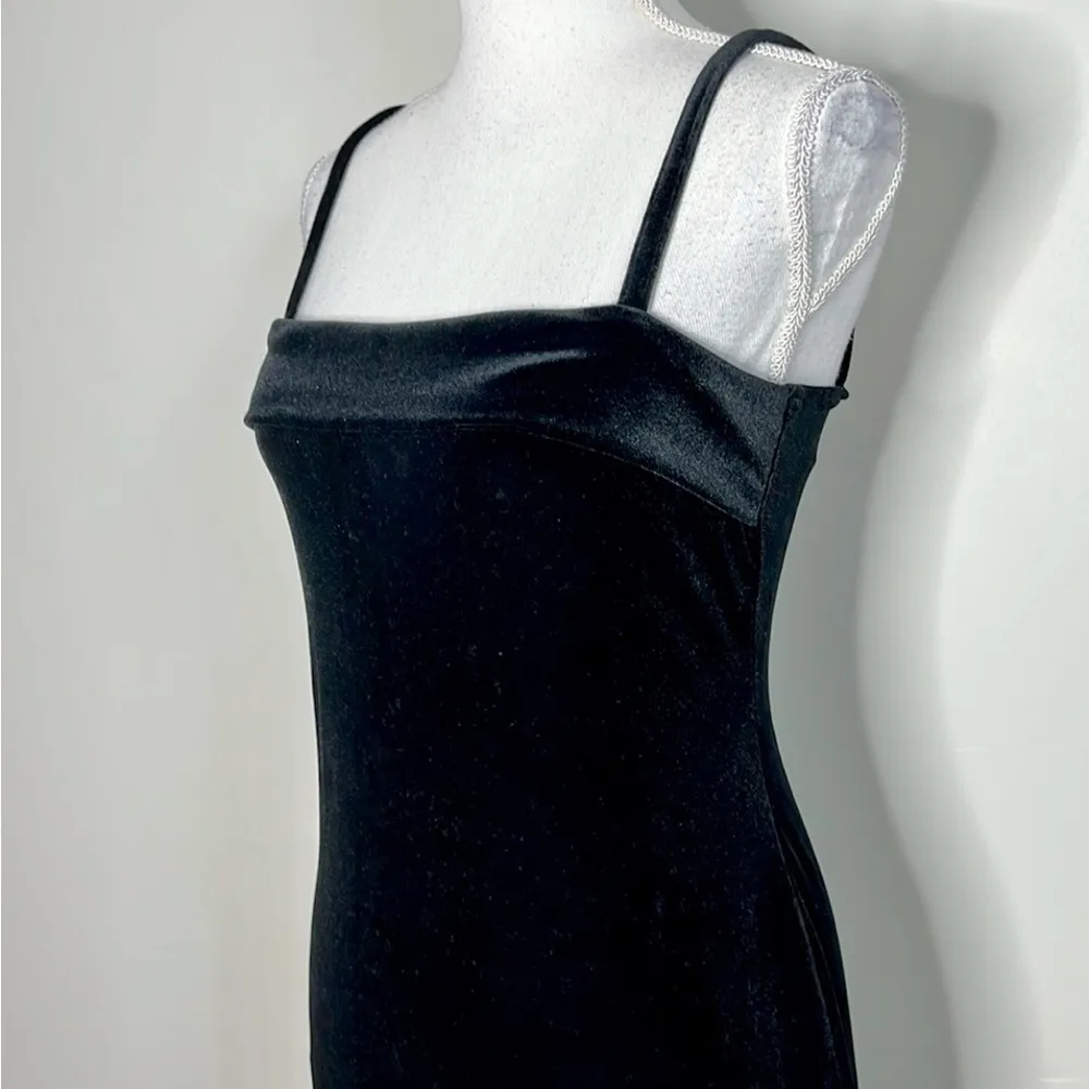 Vintage Gothic 90s Prom Dress Black Size undefined - Image 7