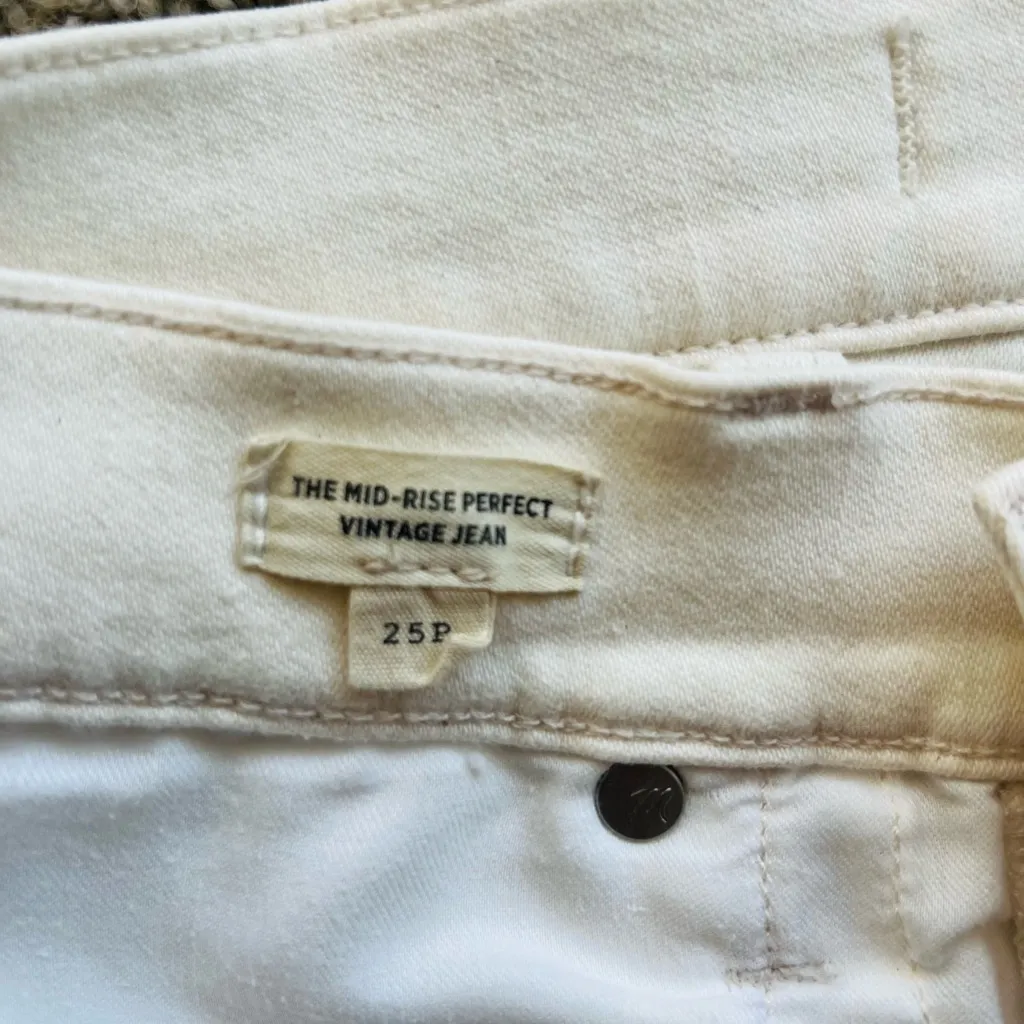 Madewell Women's White Skinny Jeans - Image 11