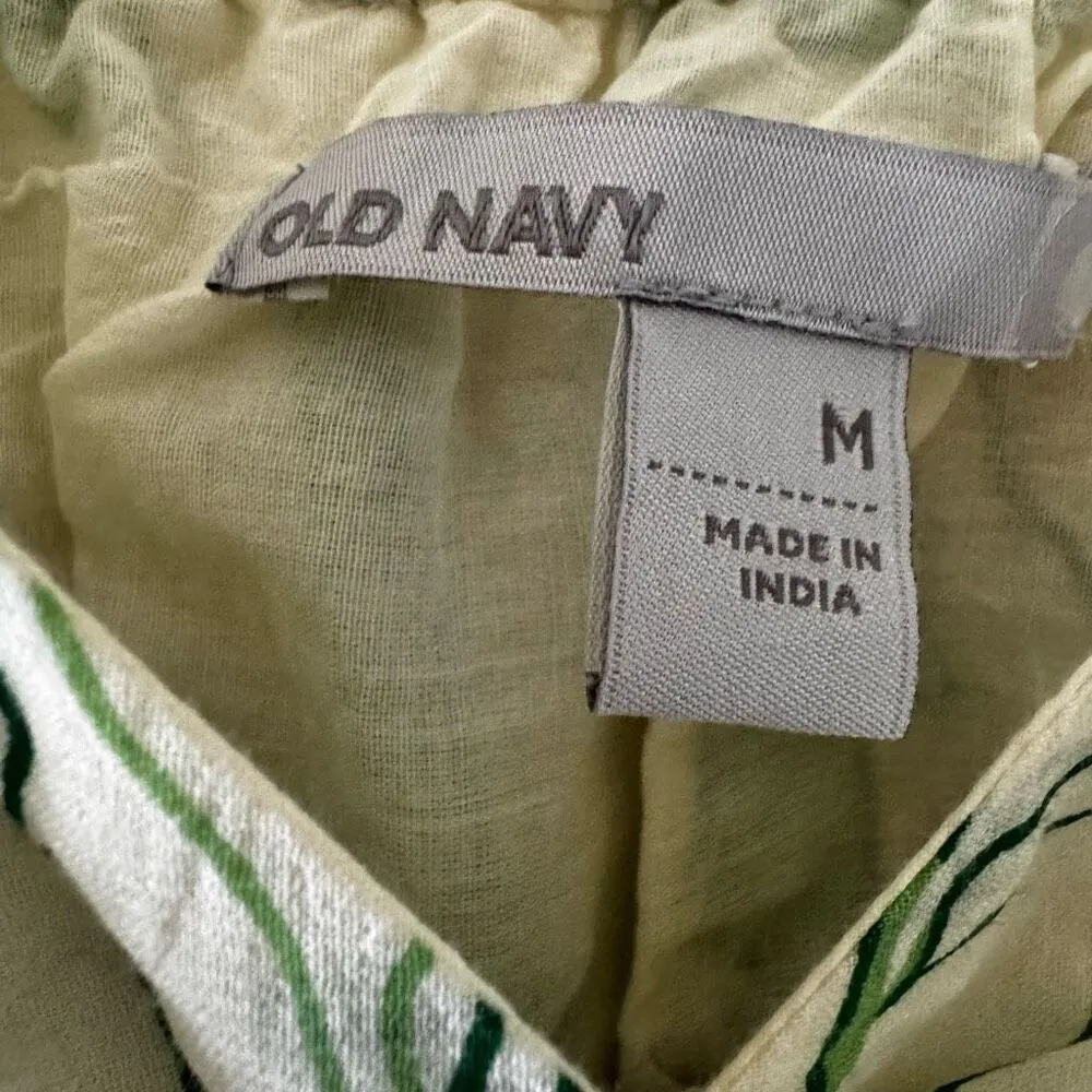 OLD NAVY Vintage Y2K Baby Doll Women’s Colorful Floral Maxi Dress Size M # 2435 - Image 7