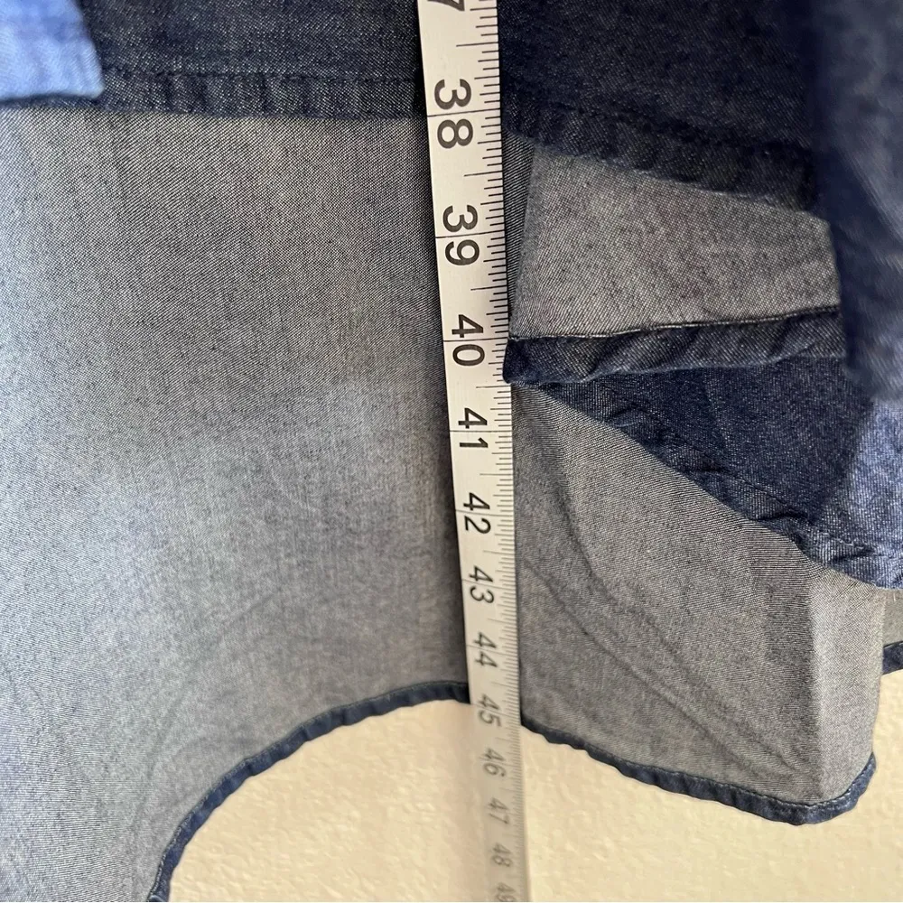 The Limited Sleeveless High-Low Denim Cotton - Image 5