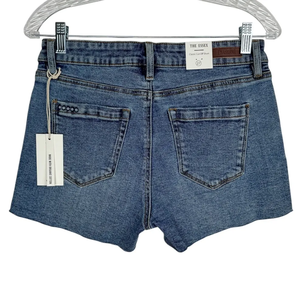 NWT Blank NYC The Essex Classic Cut Off Shorts Sz 27 Raw Hem - Image 2