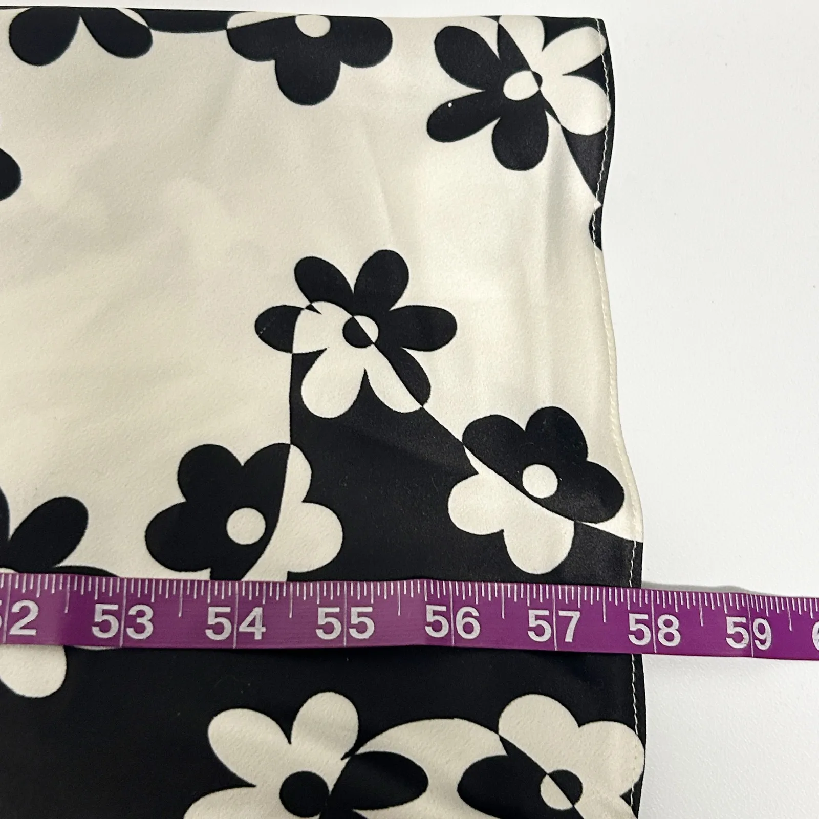 NWT ASOS DESIGN Womens Retro 70s Inspired Floral Maxi Dress Size 10 Black White - Image 12