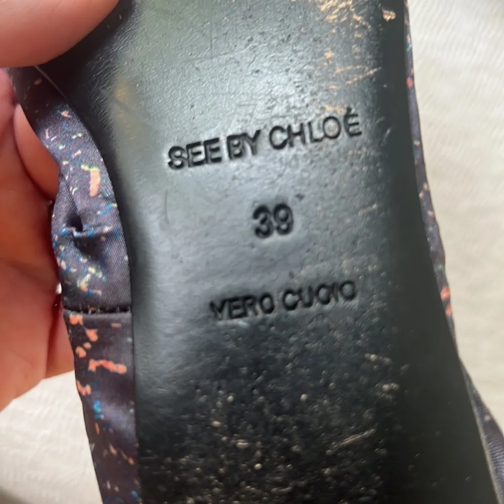 See by Chloe Satin Ballet Flats EU 39 US 8/8.5 + - Image 4