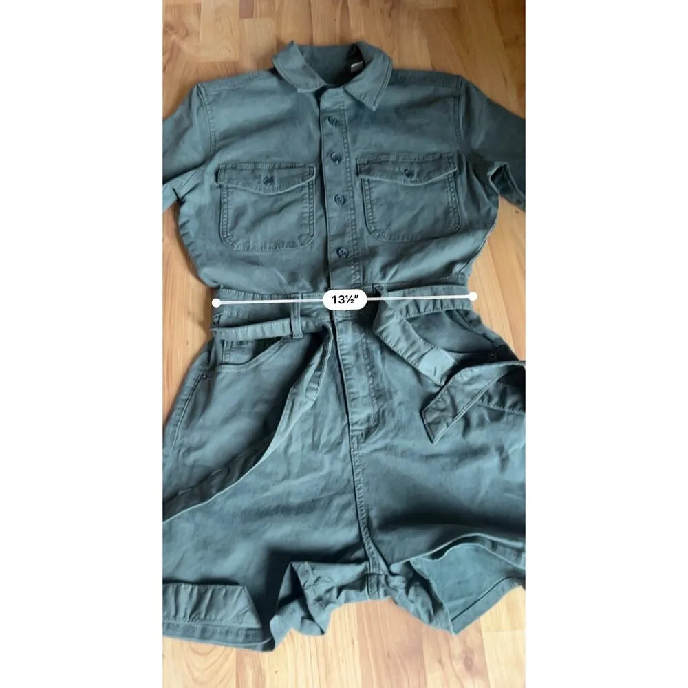 Universal Thread Olive Green Utility Romper Women's 2 NWT - Image 8