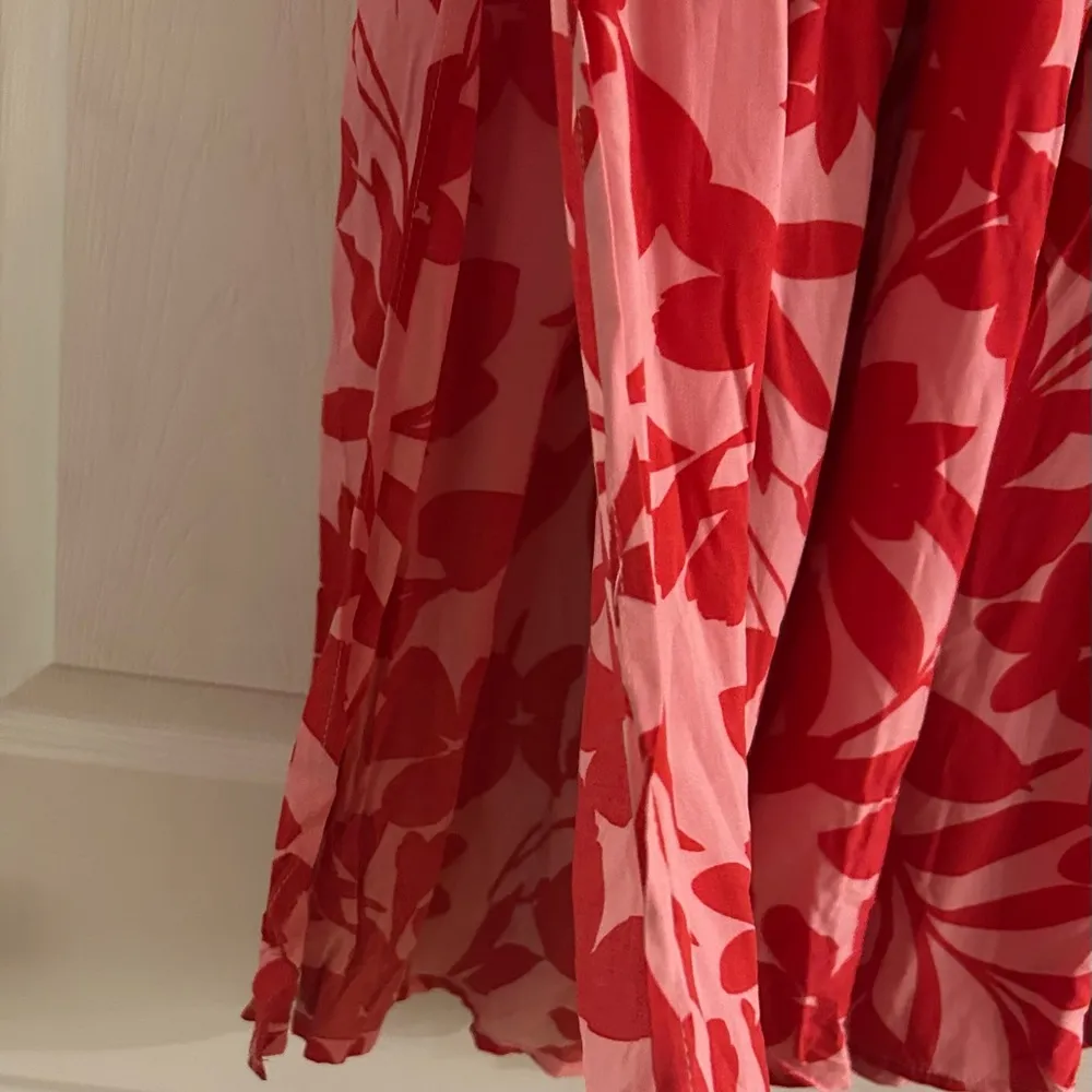 Anthropologie Abel The Label Cassidy Pink Floral Maxi Skirt Size Medium - Image 2