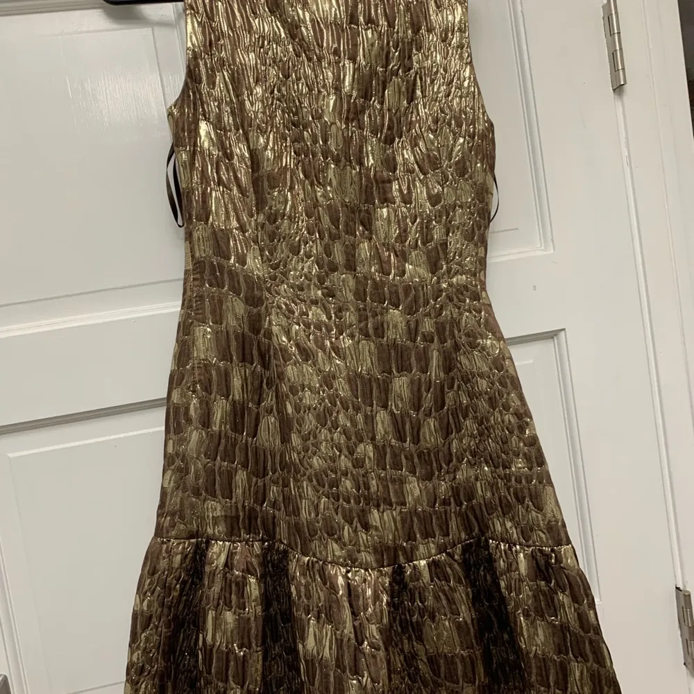 gold metallic dress - Image 3