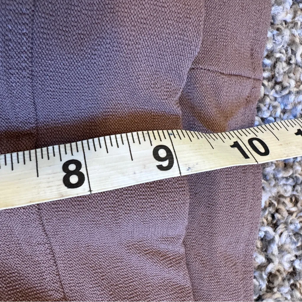 Eileen Fisher Brown Pull On Ponte Dress Pants Womens M Lagenlook Casual Cozycore - Image 4