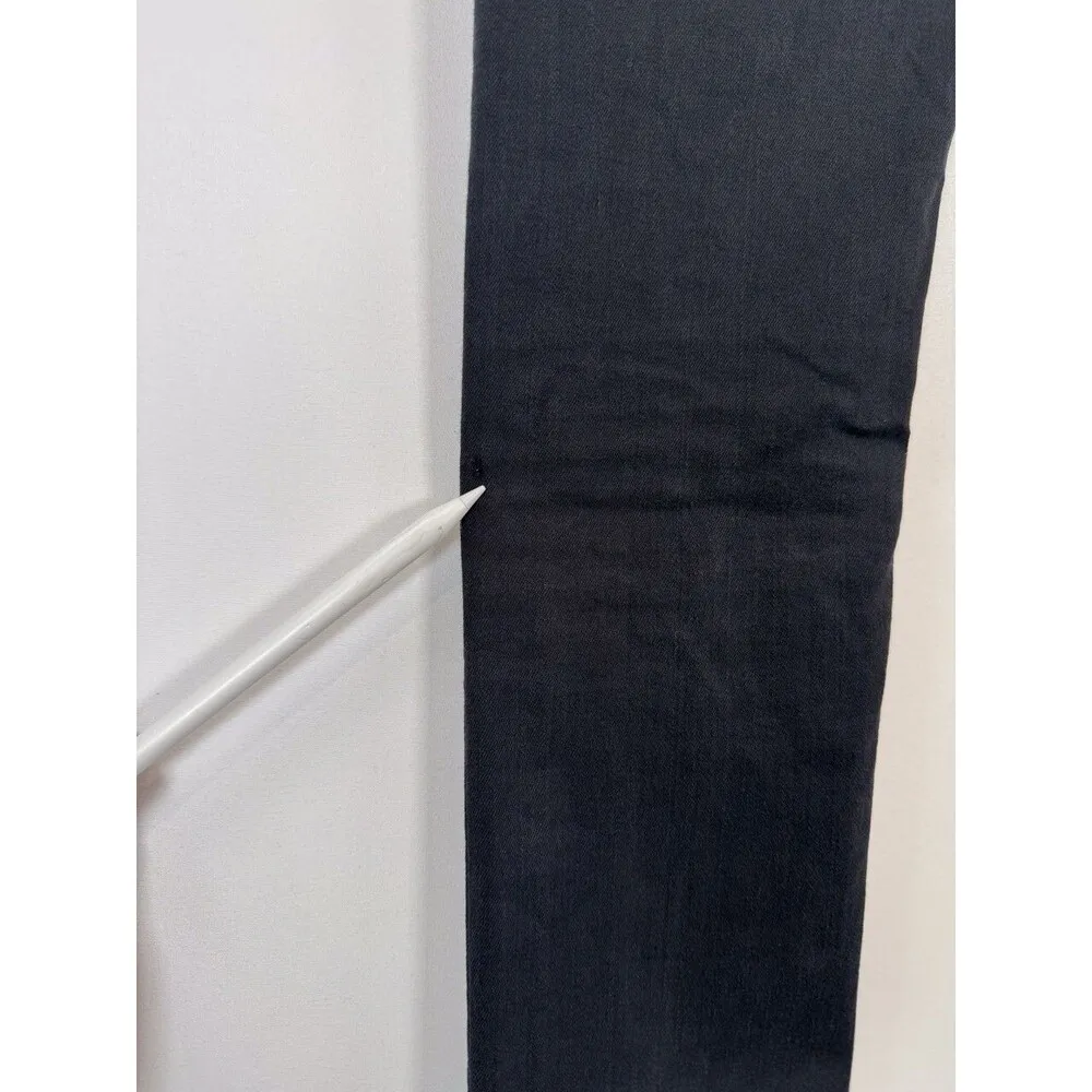 Acne Studios Women Jeans Black Denim Skin 5 Classic Skinny Mid Rise Dark Wash 27 - Image 12