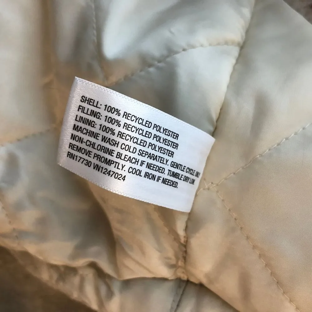 Universal Thread Womens Oversized Windowpane Plaid Shacket Jacket Beige/Brown L - Image 6