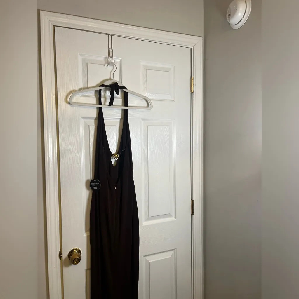 Nookie Alyssa Chain Gown in Chocolate - Image 5