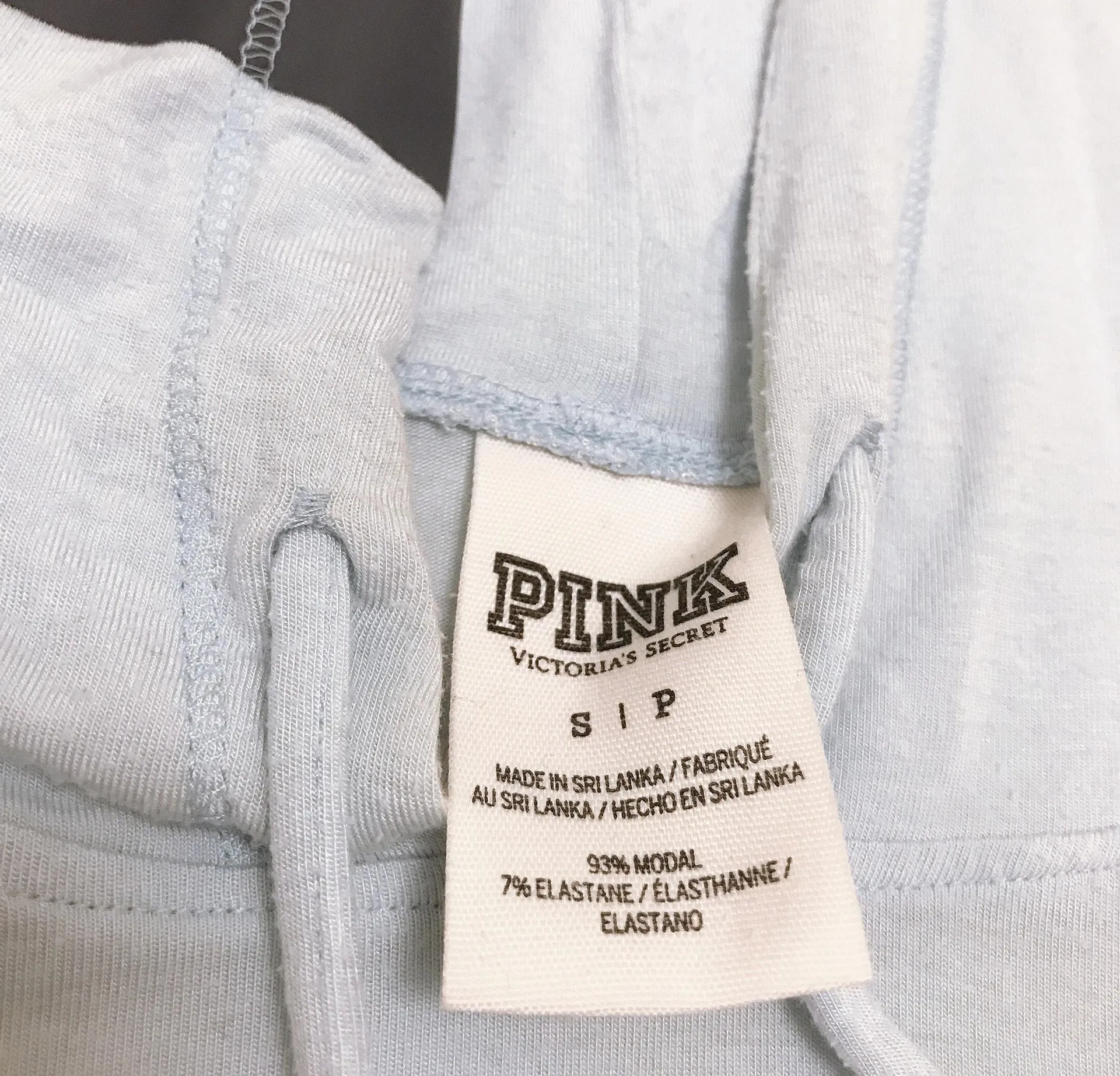 PINK Pastel Blue Cozy Pullover Hoodie - Image 3