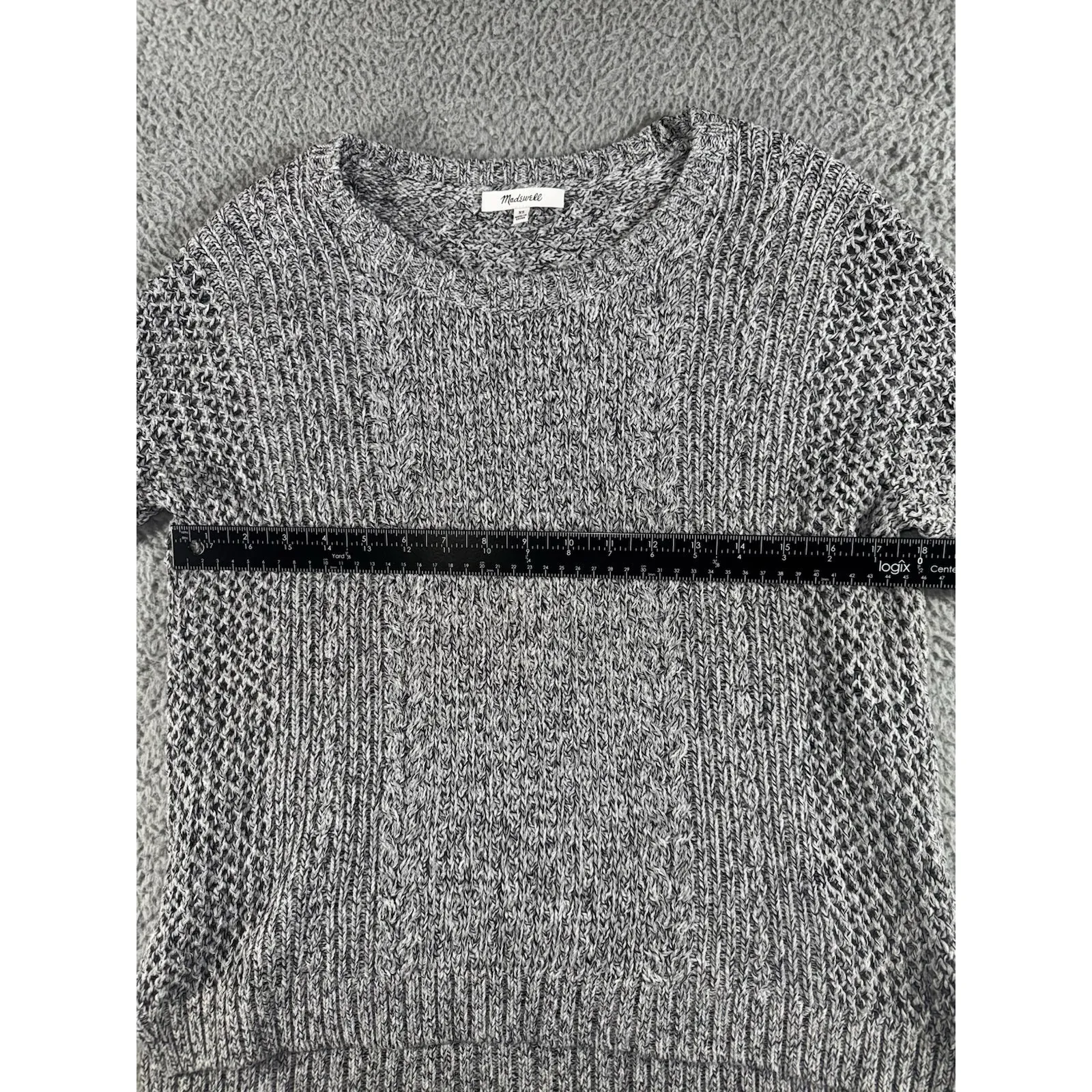 Madewell Sweater Women XS‎ Marled Plaza Pullover - Image 3