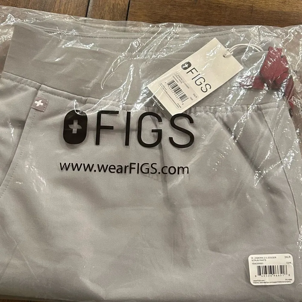 Figs Light Gray Women’s 2.0 Jogger Scrubs Size 3X New with tags MSRP 48.00 - Image 7