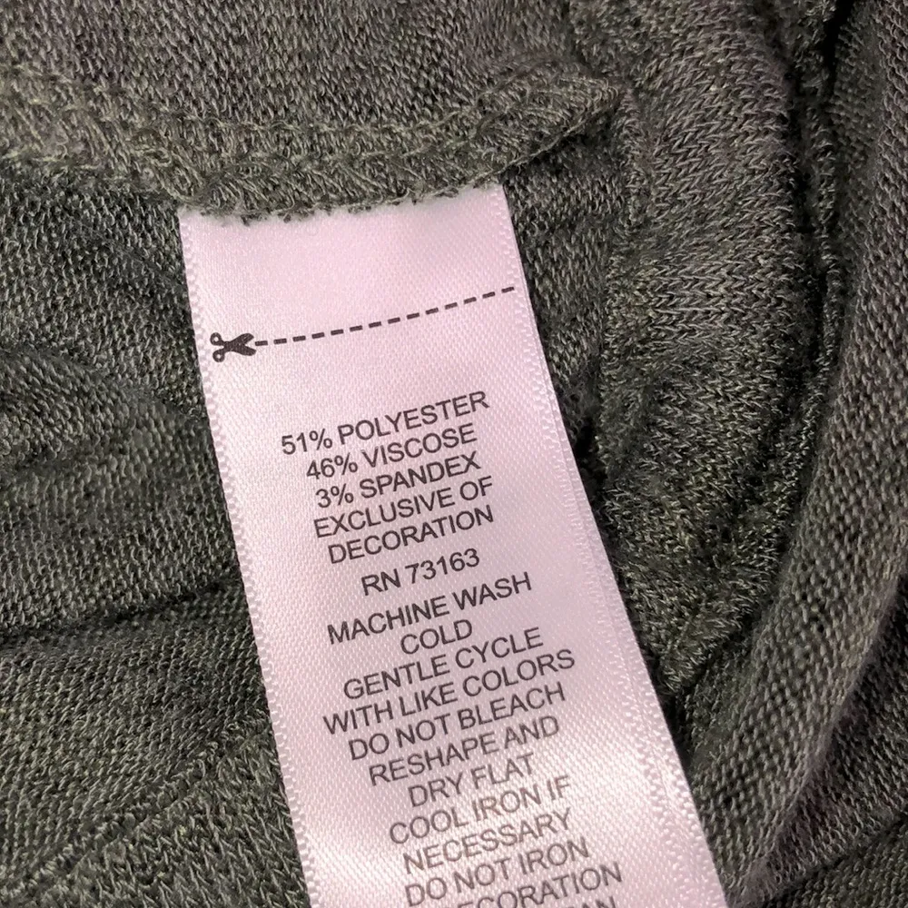 Cupio size small green hooded cozy sweatshirt - Image 5