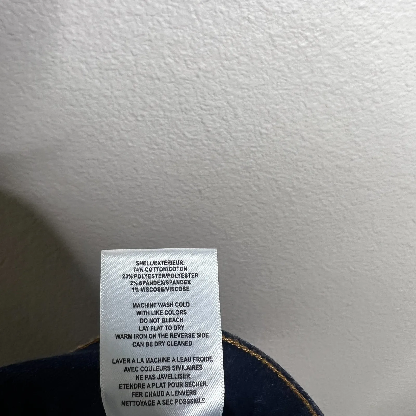 Vigoss Women's Marley Mid Rise Denim Shorts Size 24W Dark Wash Stretch - Image 8