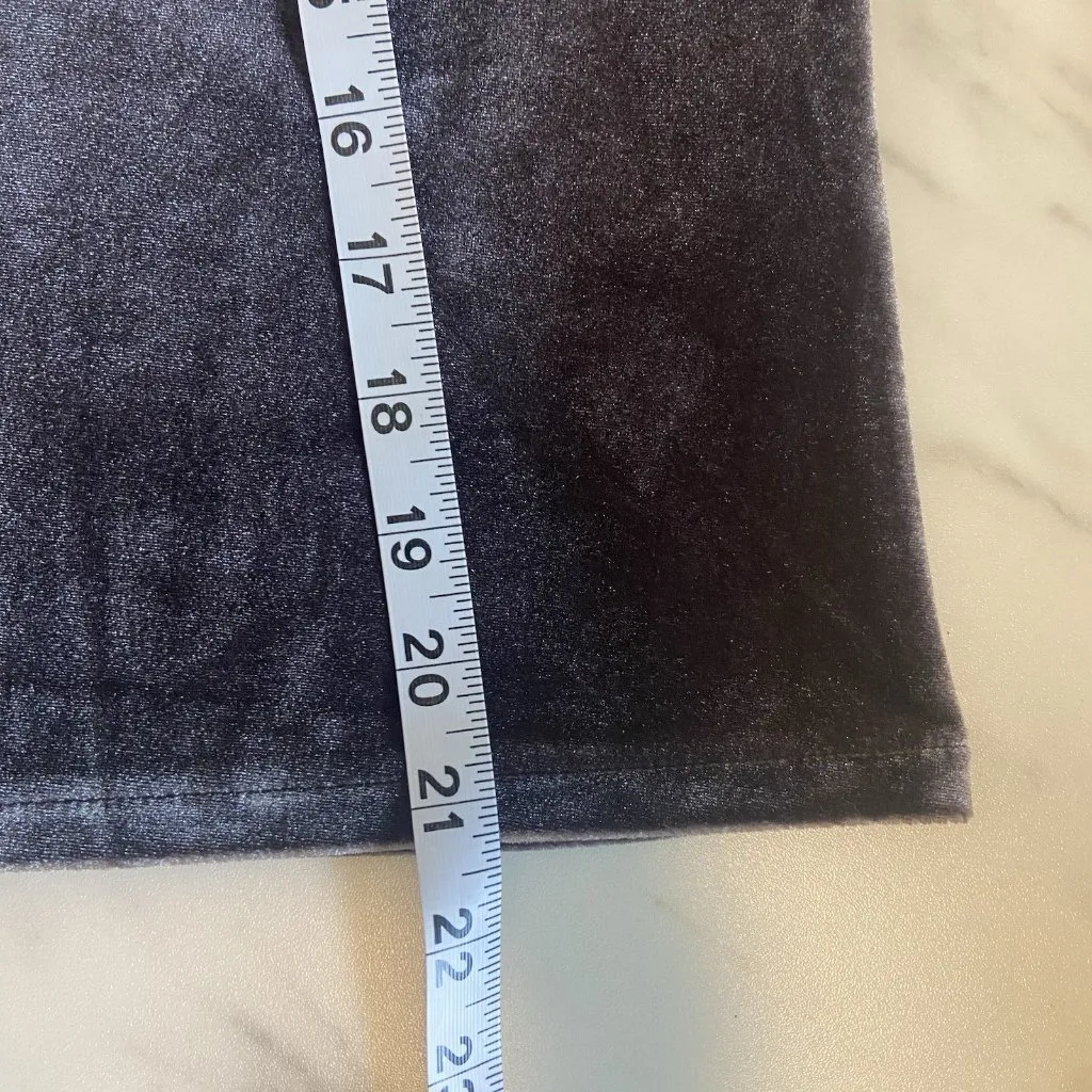 Madewell Velvet V Neck Tank Top Size M Brown‎ Preppy Boho Coquette Date Night - Image 8